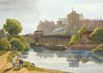 Windsor Castle, from a Compilation of Views of Windsor, Eton and Virginia Water, c.1827-30